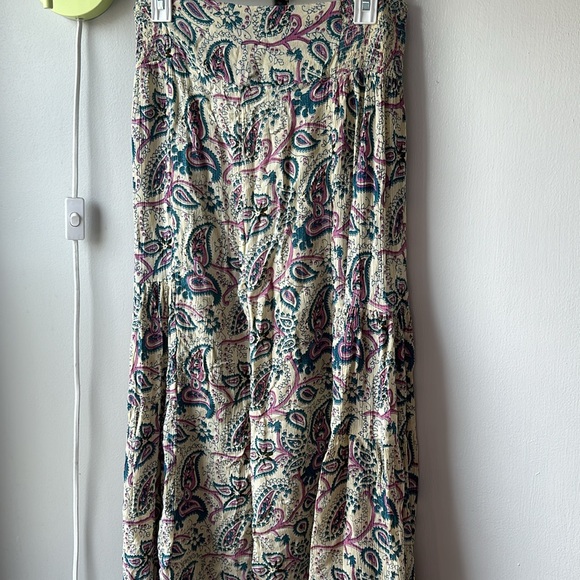 Free People Paisley Wide Leg Pants - Picture 3 of 3